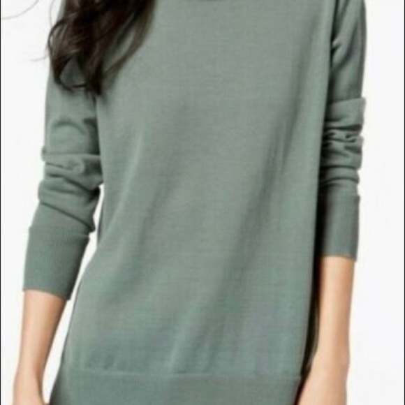 Maison Jules Sweaters - Maison Jules Womens Pullover Sweater Pale Sage Green